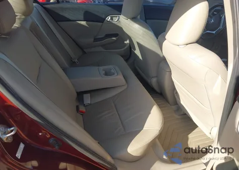 2012 Honda Civic Ex-L from USA, damaged, VIN 2HGFB2F92CH548749